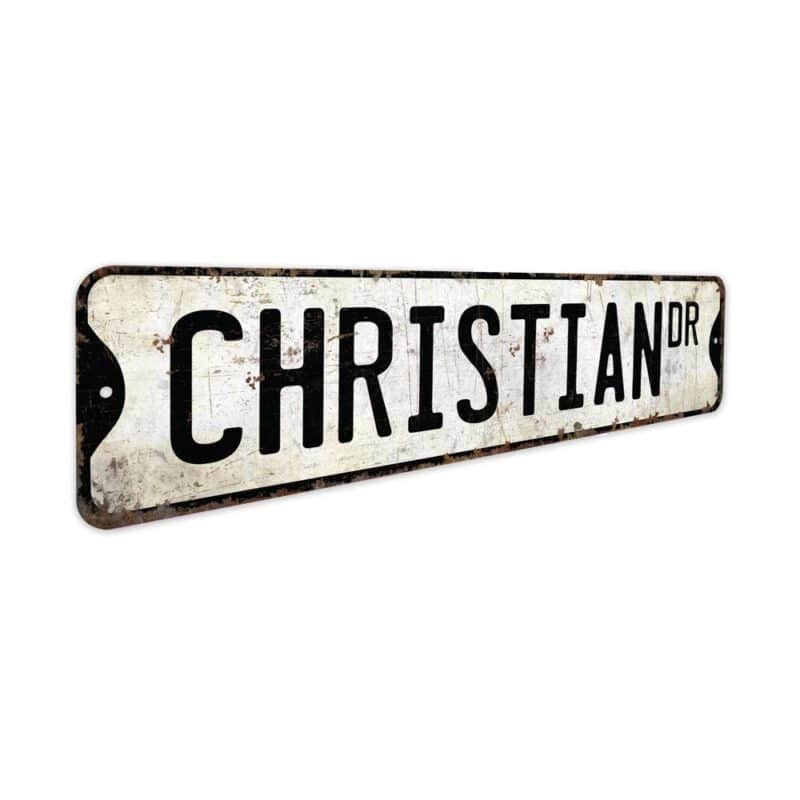 Christian-Name-Sign-Premium-Quality-Rustic-Metal-Sign-3