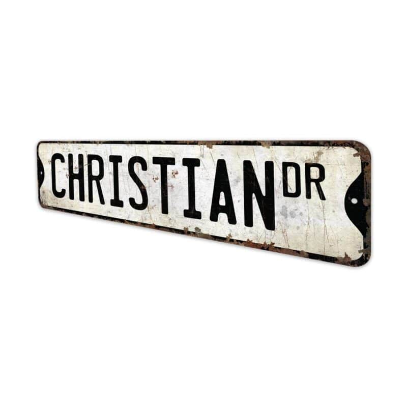 Christian-Name-Sign-Premium-Quality-Rustic-Metal-Sign-4