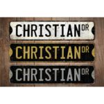 Christian-Name-Sign-Premium-Quality-Rustic-Metal-Sign-Images