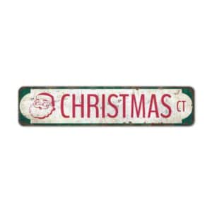 Christmas-CT-Sign-Premium-Quality-Rustic-Metal-Sign-2