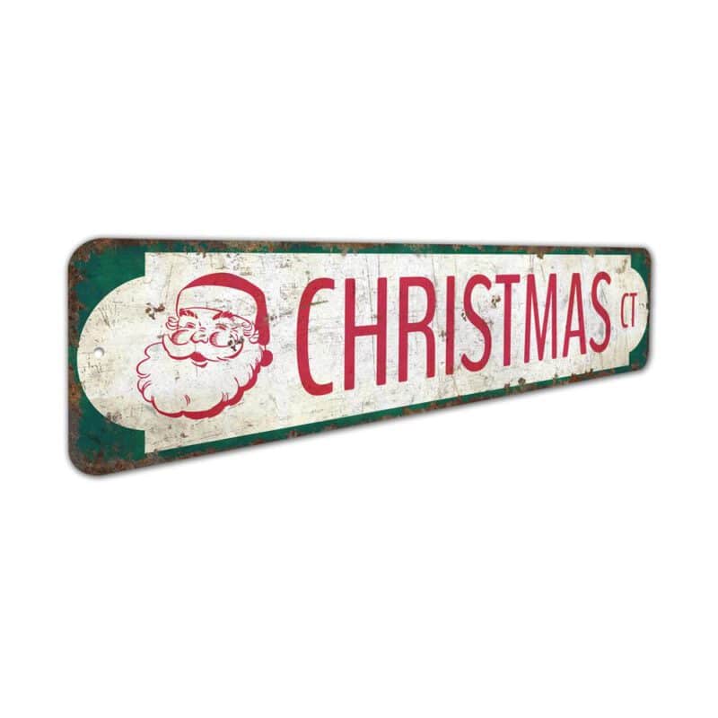 Christmas-CT-Sign-Premium-Quality-Rustic-Metal-Sign-3