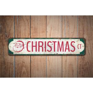 Christmas-CT-Sign-Premium-Quality-Rustic-Metal-Sign-Images