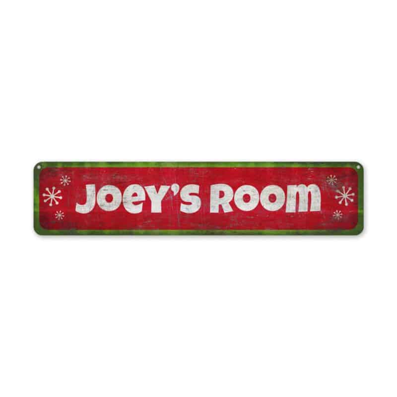 Christmas-Kids-Room-Sign-Premium-Quality-Rustic-Metal-Sign-2