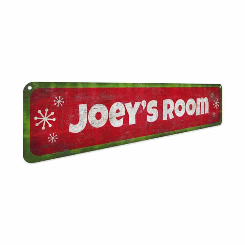 Christmas-Kids-Room-Sign-Premium-Quality-Rustic-Metal-Sign-3