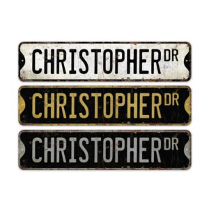 Christopher-Sign-Premium-Quality-Rustic-Metal-Sign-2