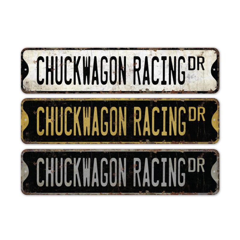 Chuckwagon-Racing-Premium-Quality-Rustic-Metal-Sign-2