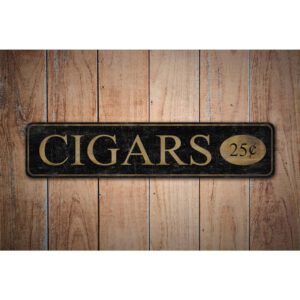 Cigars-25-Cent-Sign-Premium-Quality-Rustic-Metal-Sign-Images