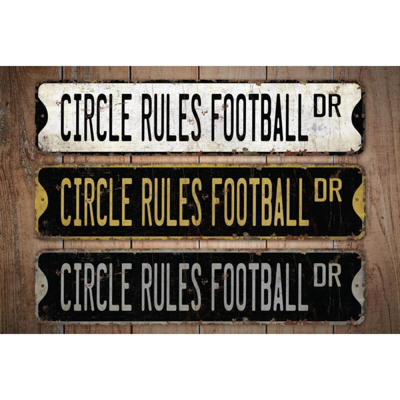 Circle-Rules-Football-Premium-Quality-Rustic-Metal-Sign-Images