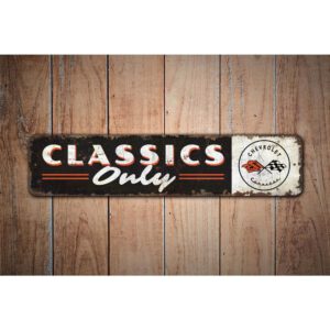 Classics-Only-Sign-Premium-Quality-Rustic-Metal-Sign-Images