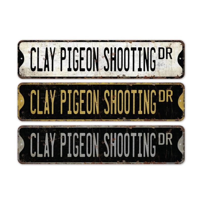 Clay-Pigeon-Shooting-Premium-Quality-Rustic-Metal-Sign-2