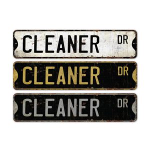 Cleaner-Premium-Quality-Rustic-Metal-Sign-2