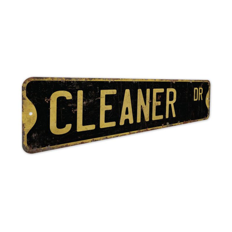 Cleaner-Premium-Quality-Rustic-Metal-Sign-5