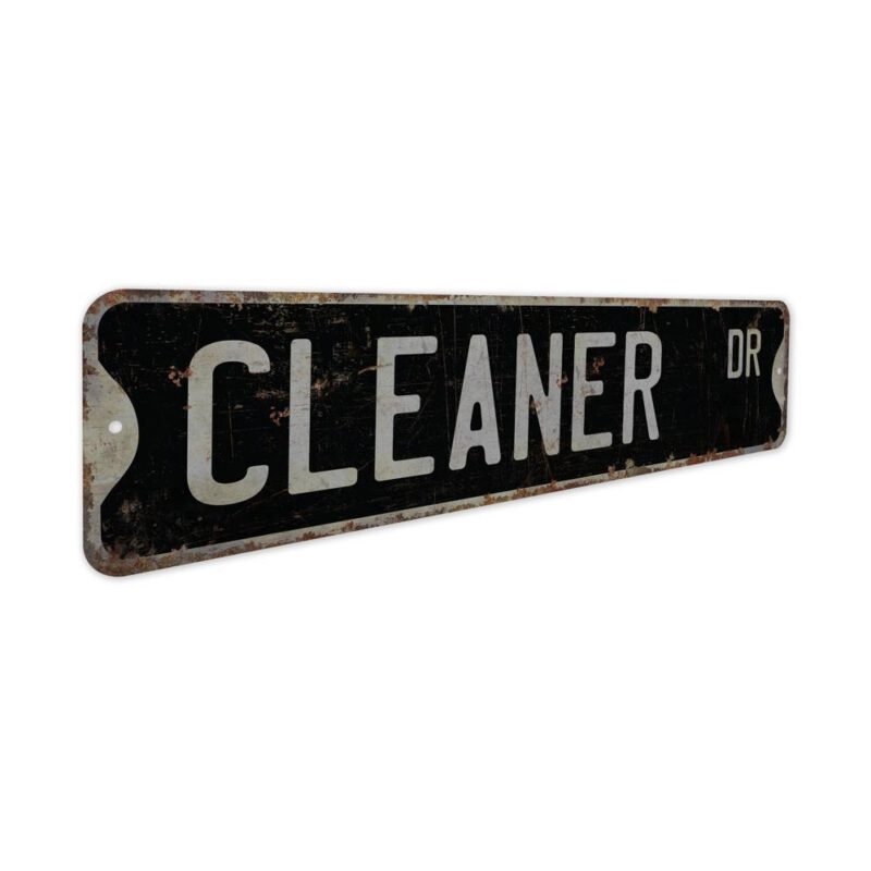 Cleaner-Premium-Quality-Rustic-Metal-Sign-7