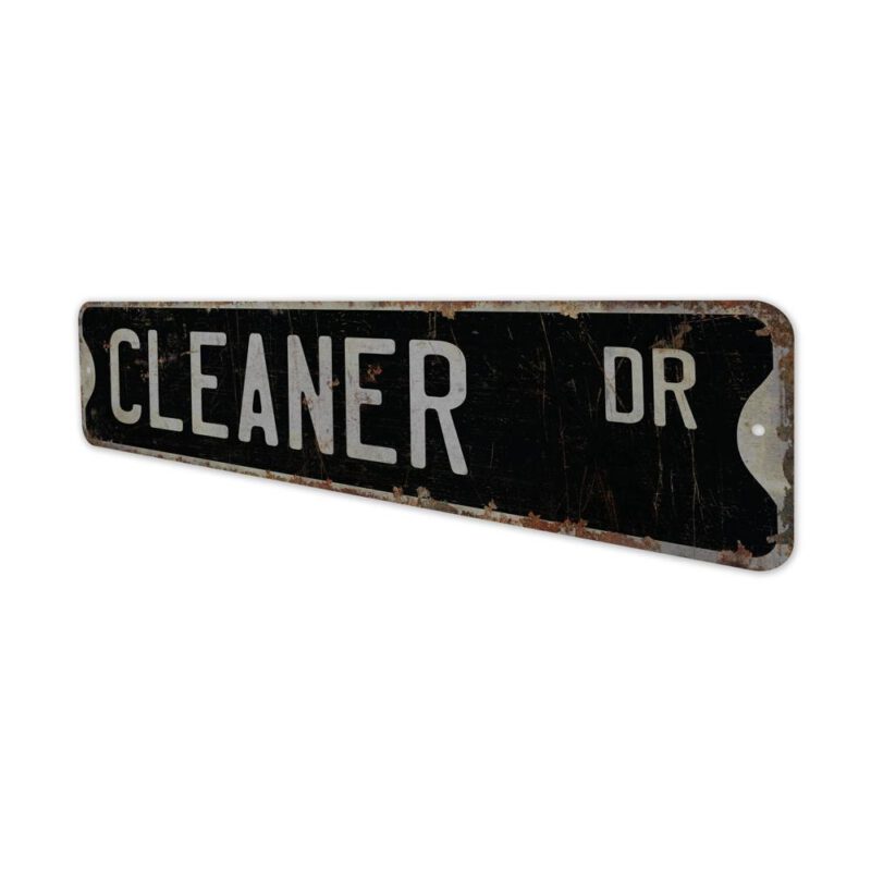 Cleaner-Premium-Quality-Rustic-Metal-Sign-8