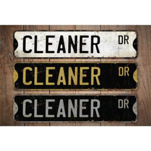 Cleaner-Premium-Quality-Rustic-Metal-Sign-Images