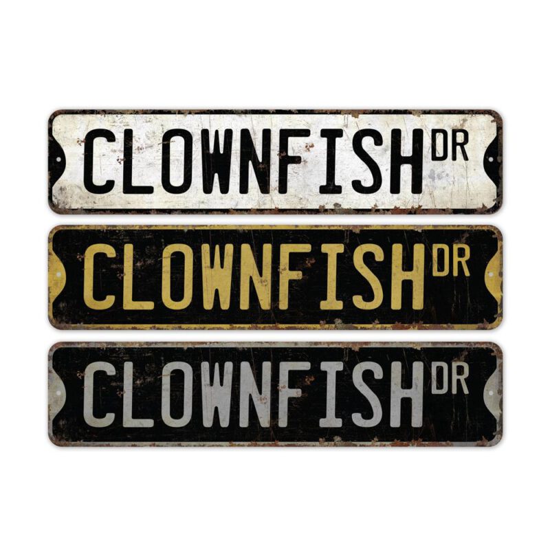 Clownfish-Premium-Quality-Rustic-Metal-Sign-2