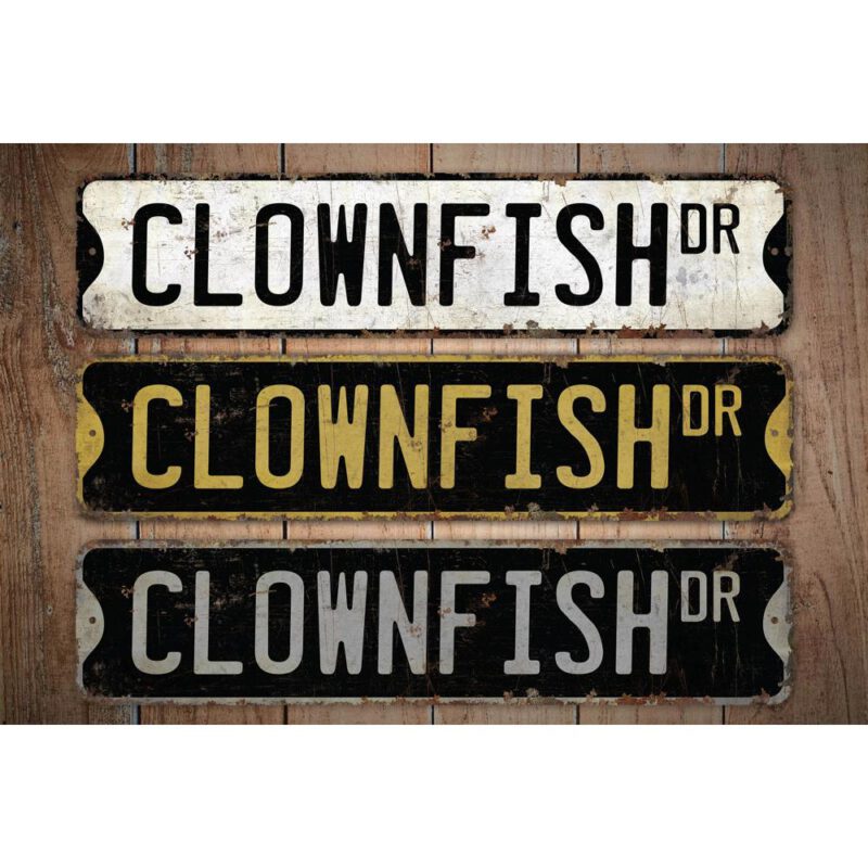 Clownfish-Premium-Quality-Rustic-Metal-Sign-Images