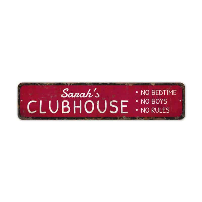 Clubhouse-Premium-Quality-Rustic-Metal-Sign-2