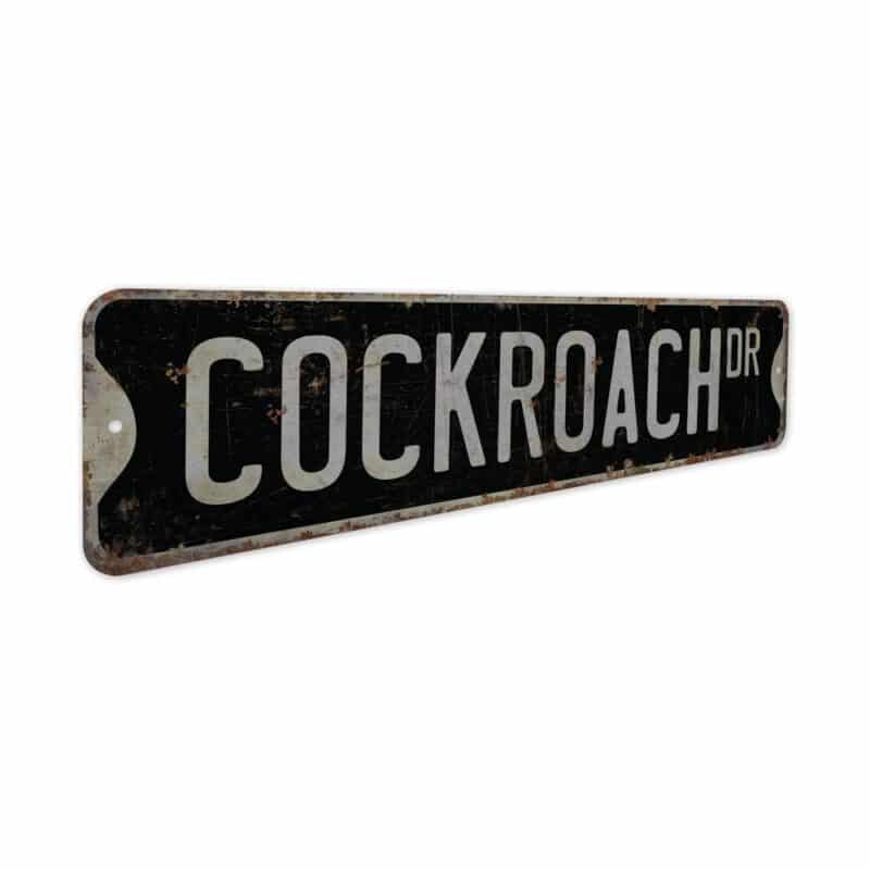 Cockroach-Premium-Quality-Rustic-Metal-Sign-7