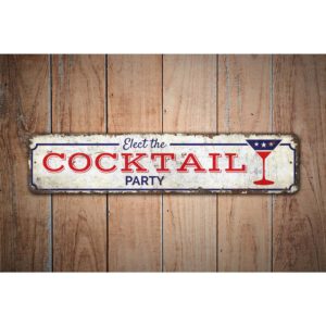 Cocktail-Party-Premium-Quality-Rustic-Metal-Sign-Images