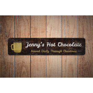 Cocoa-In-Christmas-Sign-Premium-Quality-Rustic-Metal-Sign-Images