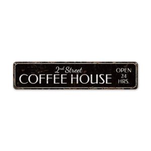 Coffee-House-Sign-Premium-Quality-Rustic-Metal-Sign-2