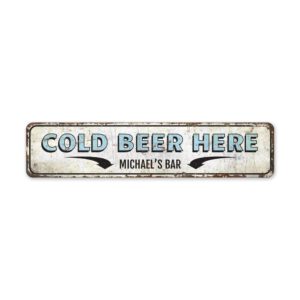 Cold-Beer-Here-Premium-Quality-Rustic-Metal-Sign-2