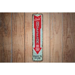 Cold-Beer-On-Tap-Sign-Premium-Quality-Rustic-Metal-Sign-Images