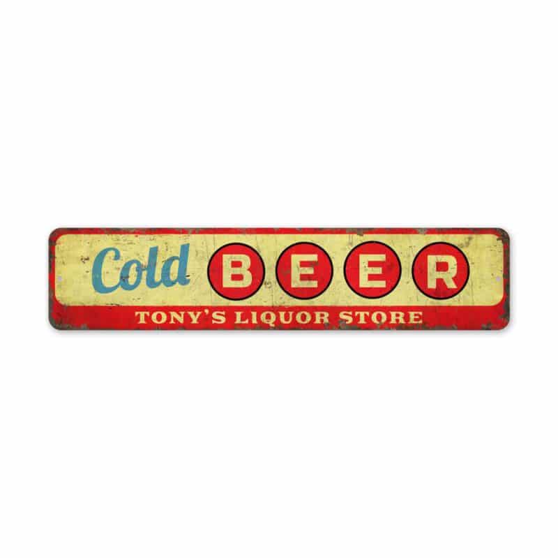 Cold-Beer-Premium-Quality-Rustic-Metal-Sign-2