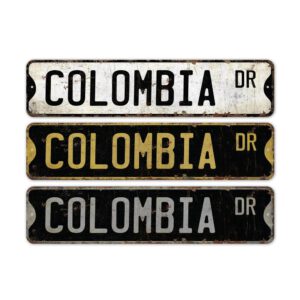 Colombia-Premium-Quality-Rustic-Metal-Sign-2