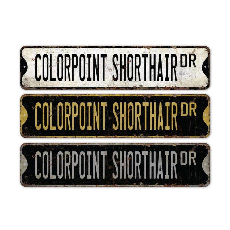 Colorpoint-Shorthair-Premium-Quality-Rustic-Metal-Sign-2