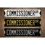 Commissioner-Premium-Quality-Rustic-Metal-Sign-Images