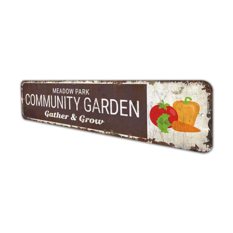 Community-Garden-Sign-Premium-Quality-Rustic-Metal-Sign-4