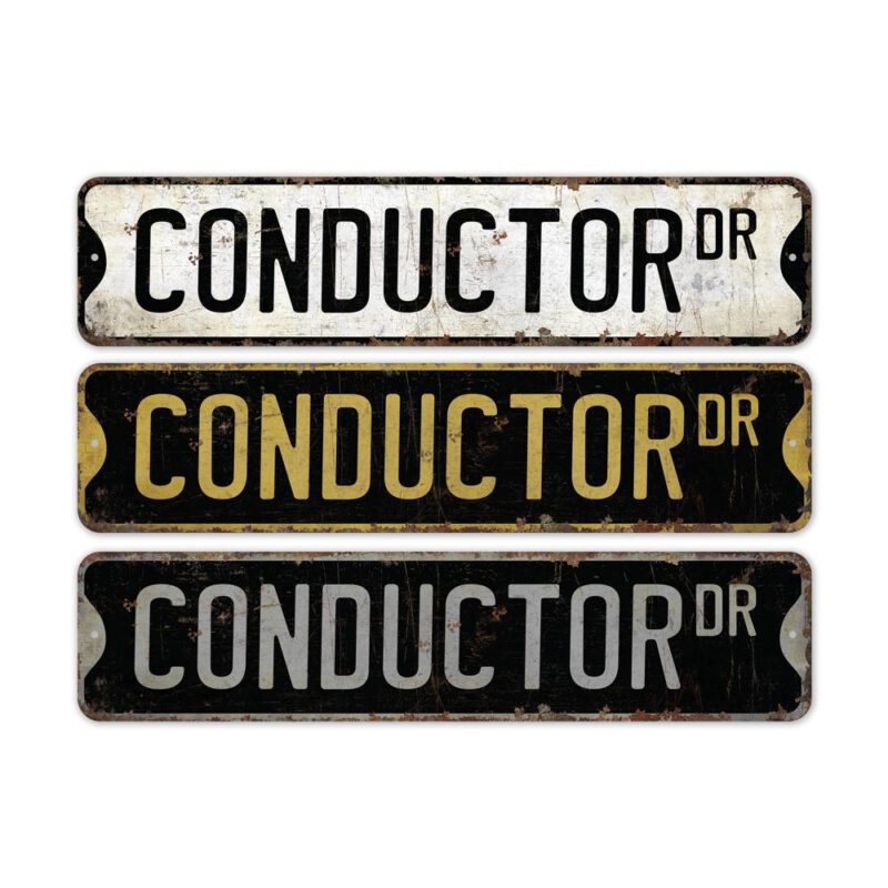 Conductor-Premium-Quality-Rustic-Metal-Sign-2