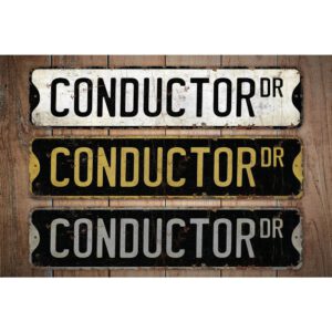 Conductor-Premium-Quality-Rustic-Metal-Sign-Images