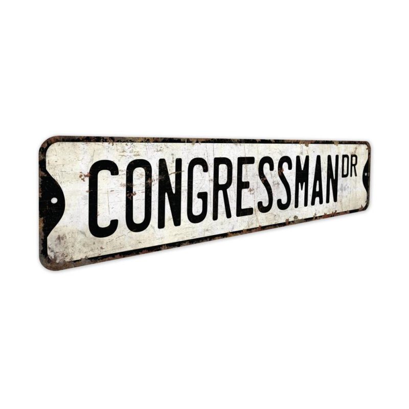 Congressman-Premium-Quality-Rustic-Metal-Sign-3