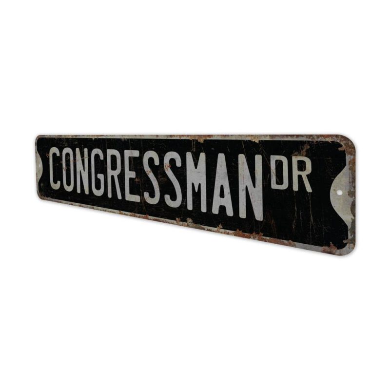 Congressman-Premium-Quality-Rustic-Metal-Sign-8