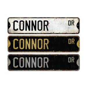 Connor-Name-Sign-Premium-Quality-Rustic-Metal-Sign-2