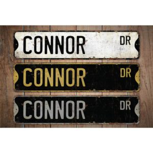 Connor-Name-Sign-Premium-Quality-Rustic-Metal-Sign-Images