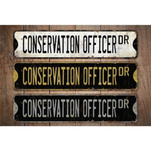 Conservation-Officer-Premium-Quality-Rustic-Metal-Sign-Images