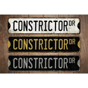 Constrictor-Premium-Quality-Rustic-Metal-Sign-Images