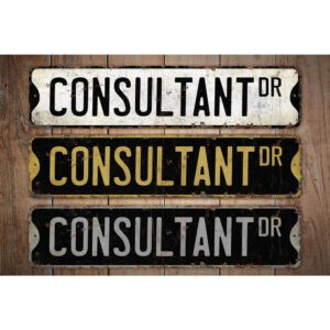 Consultant-Premium-Quality-Rustic-Metal-Sign-Images