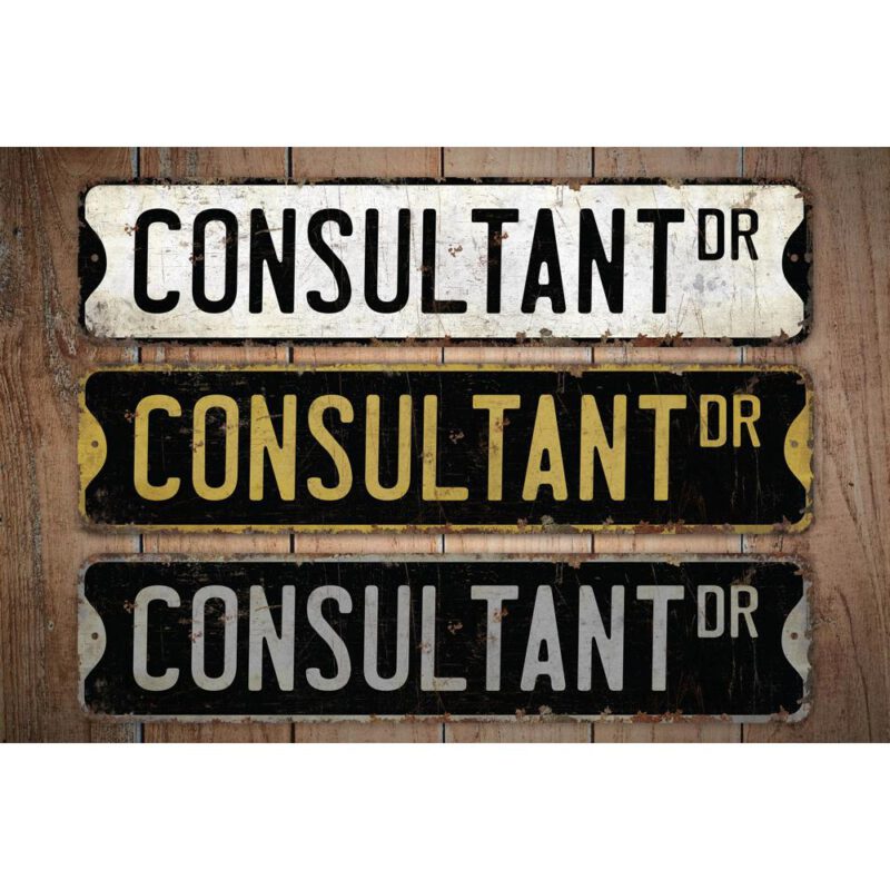 Consultant-Premium-Quality-Rustic-Metal-Sign-Images