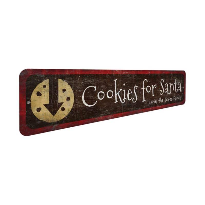 Cookies-Milk-for-Santa-Sign-Premium-Quality-Rustic-Metal-Sign-3