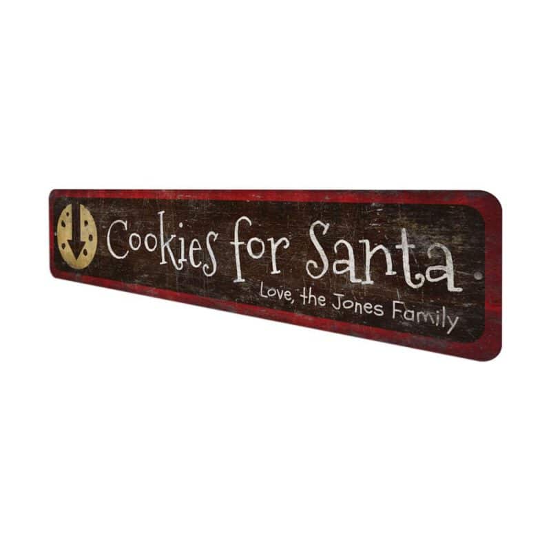 Cookies-Milk-for-Santa-Sign-Premium-Quality-Rustic-Metal-Sign-4