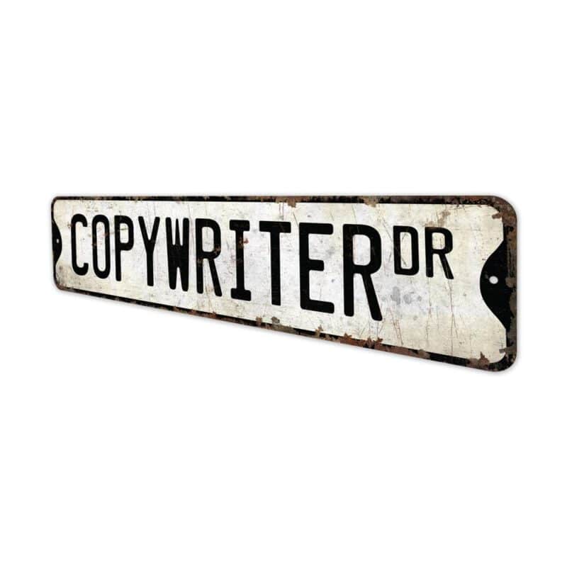 Copywriter-Premium-Quality-Rustic-Metal-Sign-4