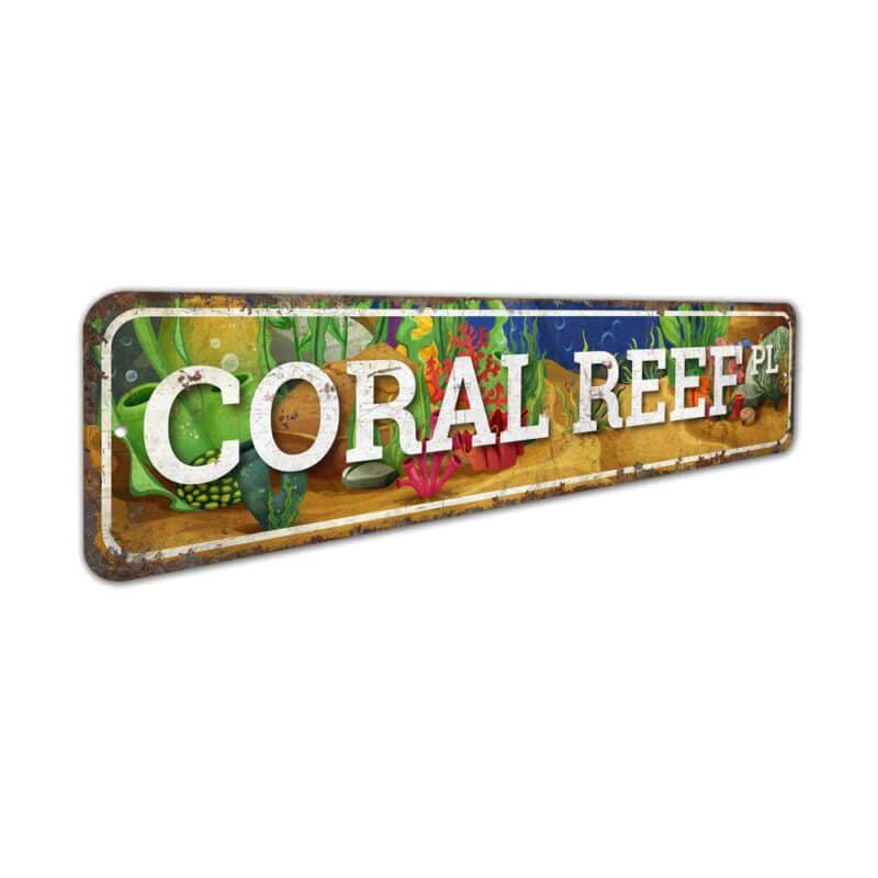 Coral-Reef-Place-Sign-Premium-Quality-Rustic-Metal-Sign-3