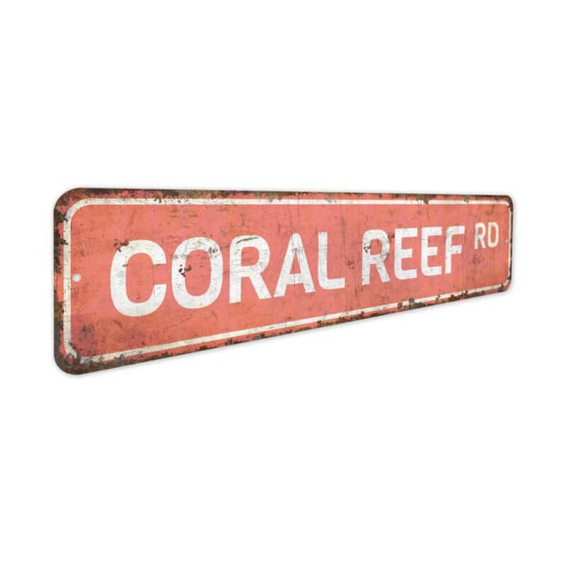 Coral-Reef-Road-Sign-Premium-Quality-Rustic-Metal-Sign-3