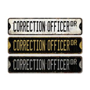 Correction-Officer-Premium-Quality-Rustic-Metal-Sign-2