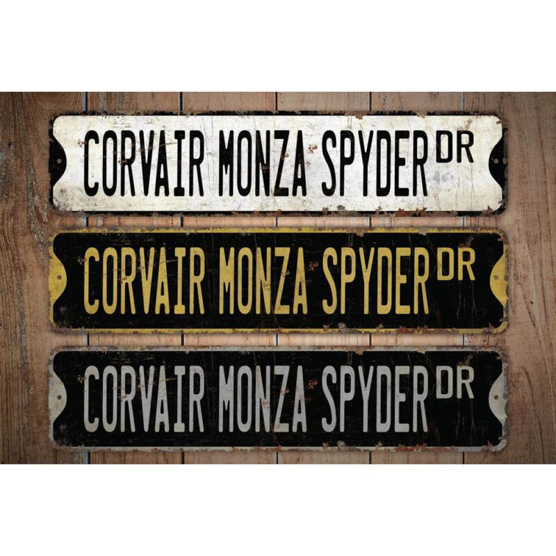 Corvair-Monza-Spyder-Premium-Quality-Rustic-Metal-Sign-Images